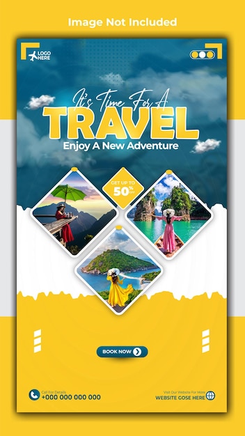 Dream Destinations Instagram Story Template Design