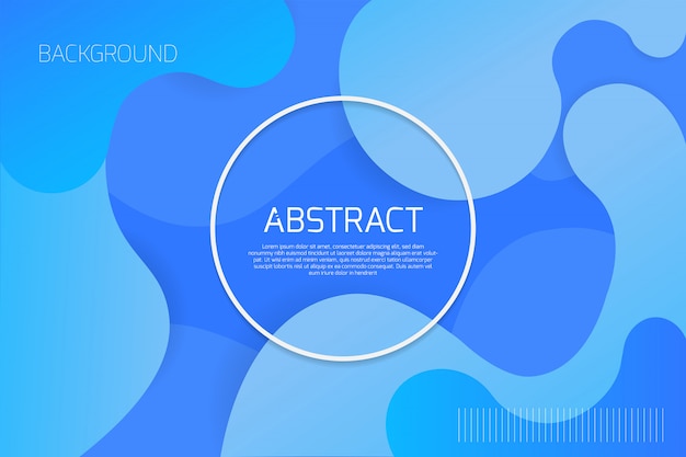Dynamic Abstract Blue Background
