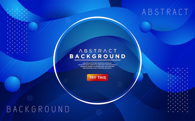 Dynamic blue 3D textured style background