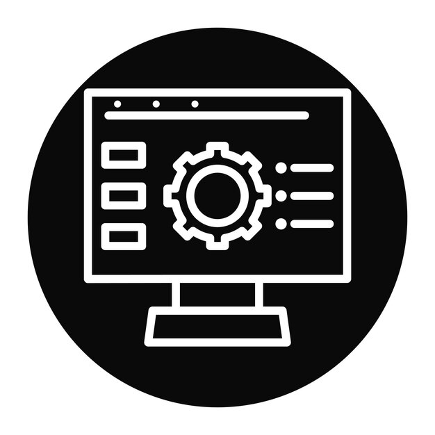 Dynamic Content icon vector image Can be used for New Media