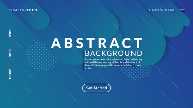 Dynamic Modern Gradient Abstract Background Vector