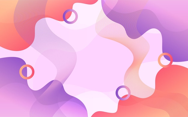 Dynamic Rainbow 3d Fluid Shapes Futuristic Gradient Minimal Pattern Colorful Geometric Background