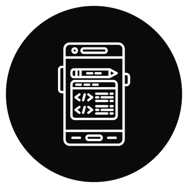 Edit Code icon vector image Can be used for Mobile App Development