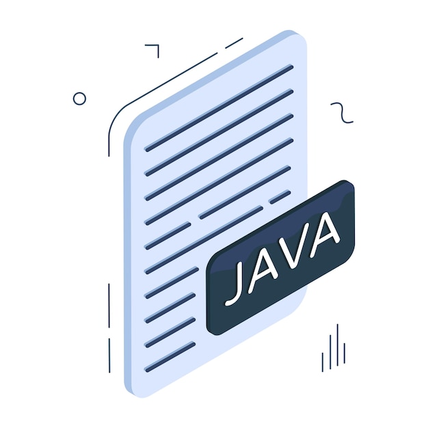 Editable design icon of java file