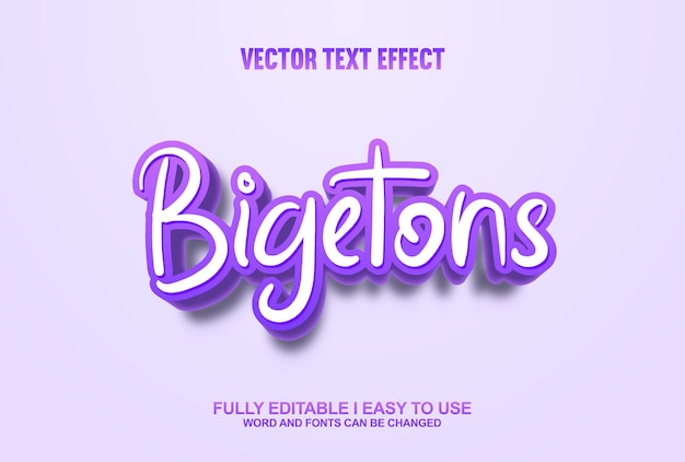 editable font effect