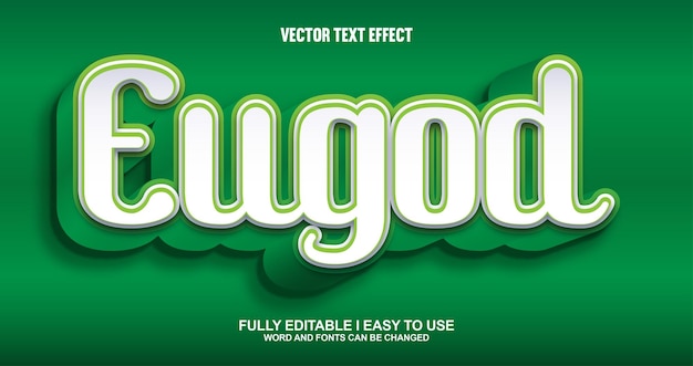 Editable Font Text Effect