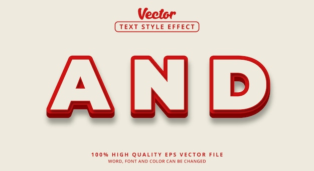 editable text effect, and text with light color style