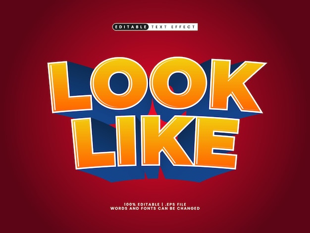 editable text effect look like suitable for a headline promotion
