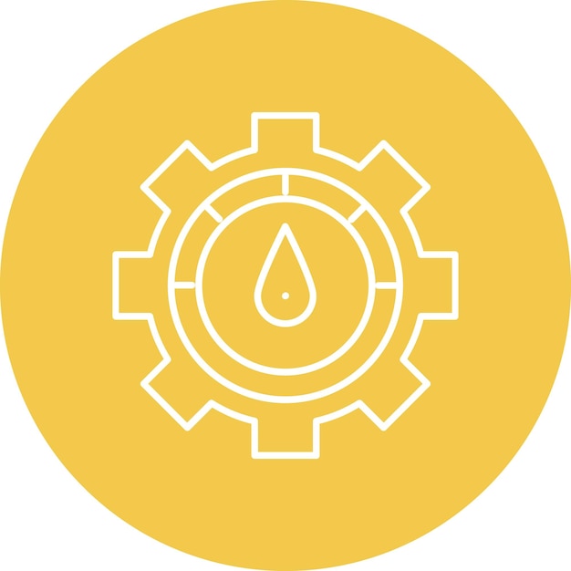 Efficiency Measure Vector Illustration Style