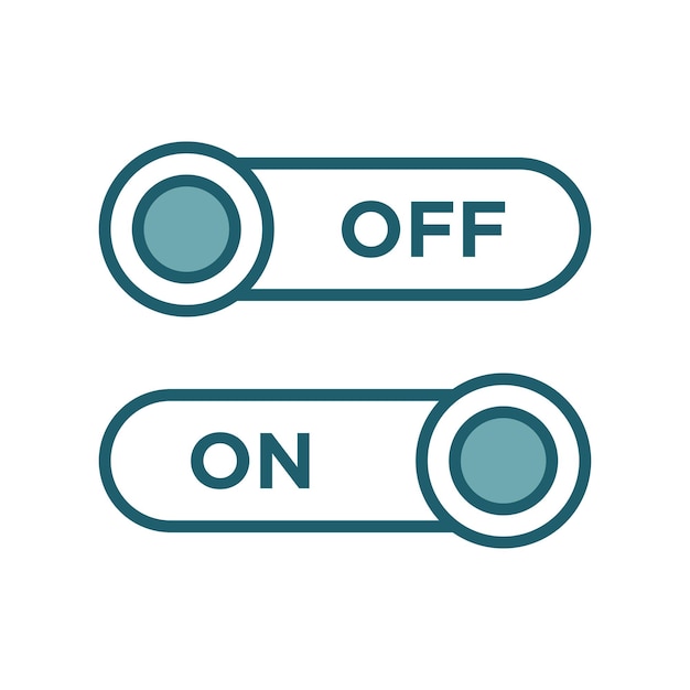 electric switch icon vector design template simple and clean