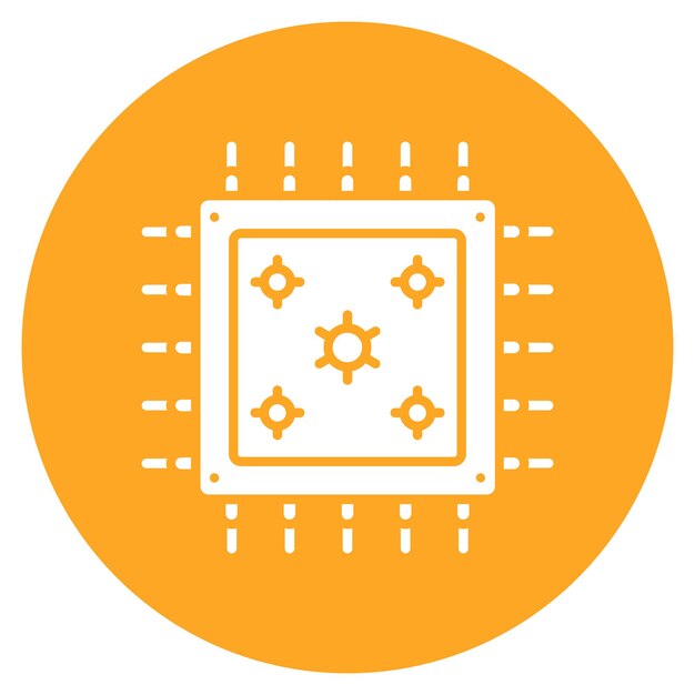 electronic vector illustration style