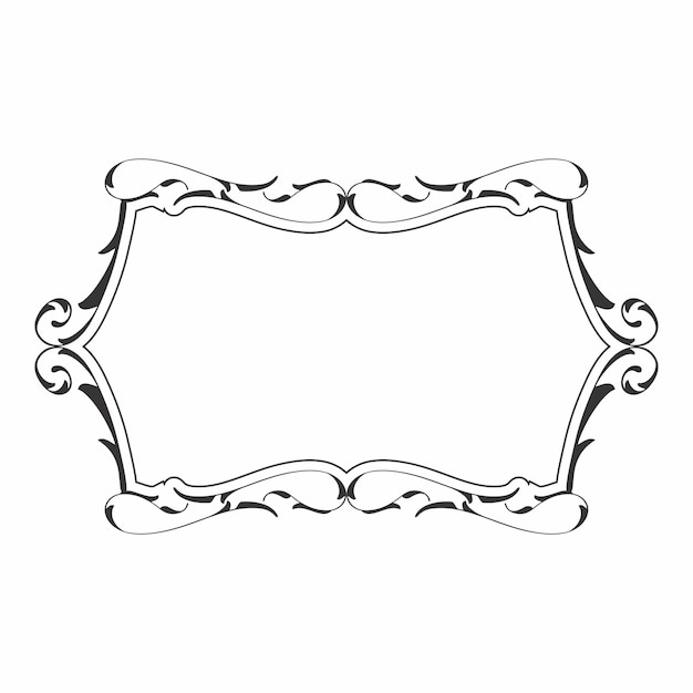 Elegant Flourish Frame