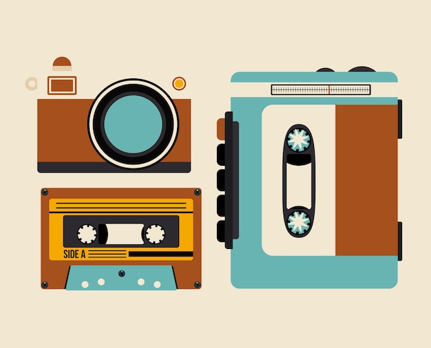 elements of ancient times isolated icon design