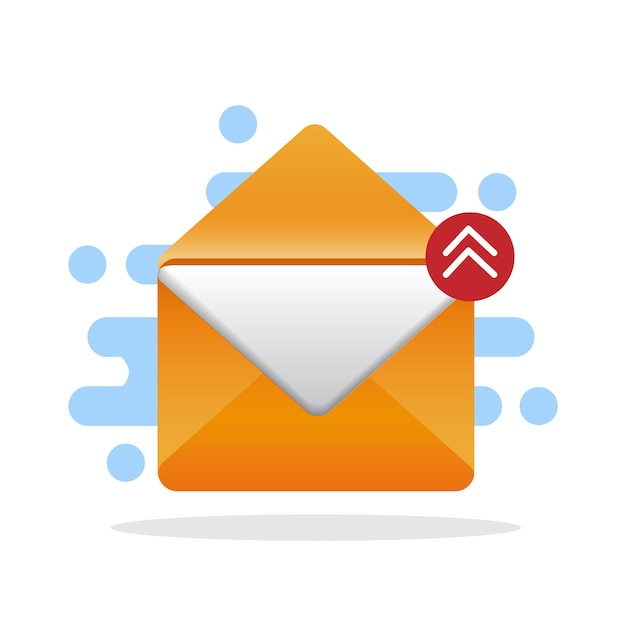 Email direct marketing, Email advertising, Email concept
