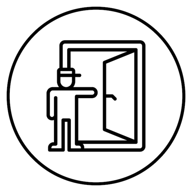 Emergency Exit icon vector image Can be used for Rescue And Response