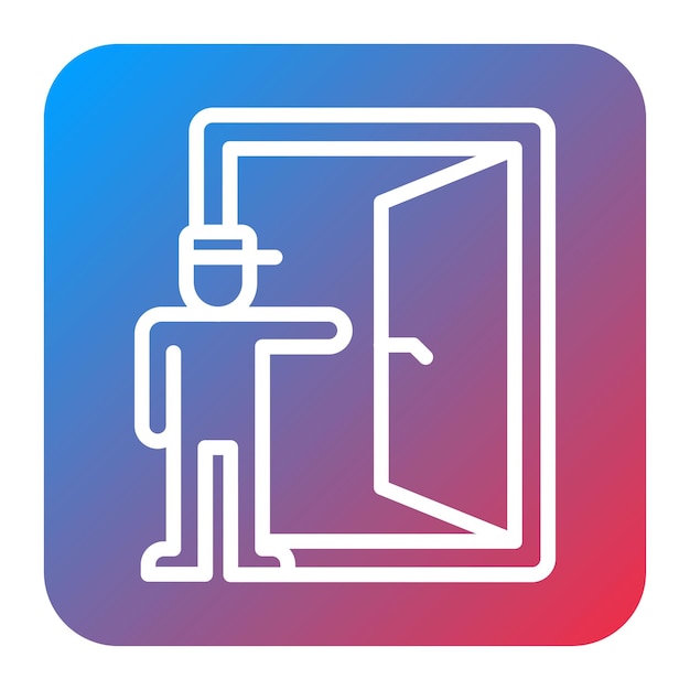 Emergency Exit icon vector image Can be used for Rescue And Response