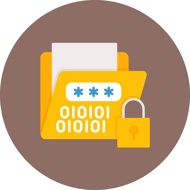 Encryption Flat Illustration