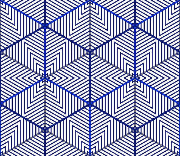 Endless colorful symmetric pattern, graphic design. Geometric intertwine optical composition, clear EPS10.