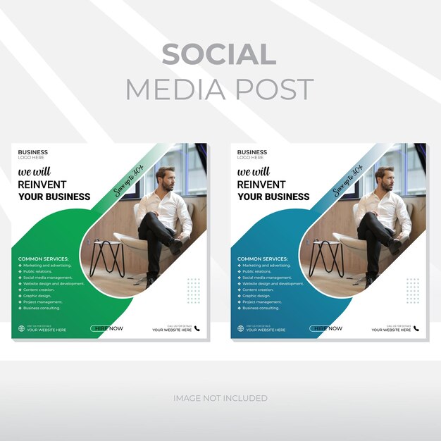 EPS Real estate digital marketing web banner social media and instagram post template banner