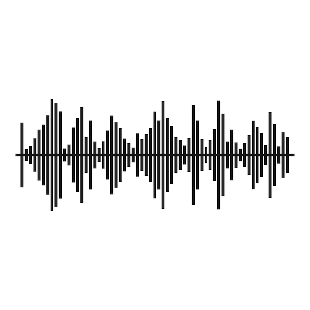 Equalizer player icon Simple illustration of equalizer player vector icon for web