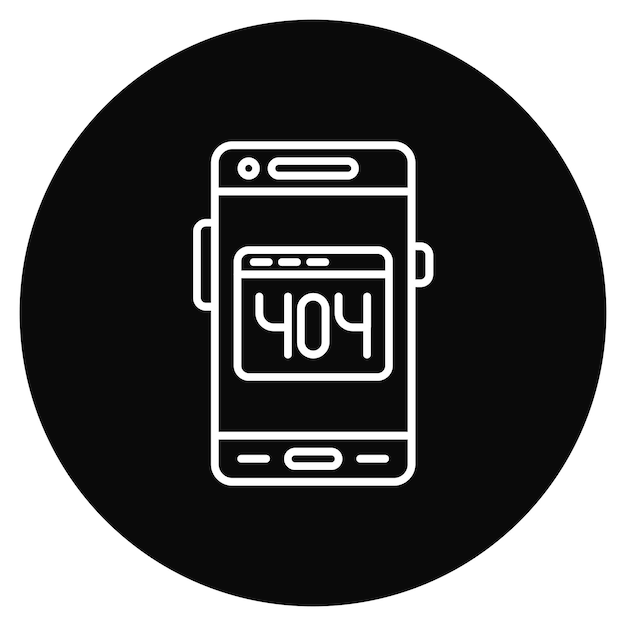 error 404 icon vector image can be used for mobile app development