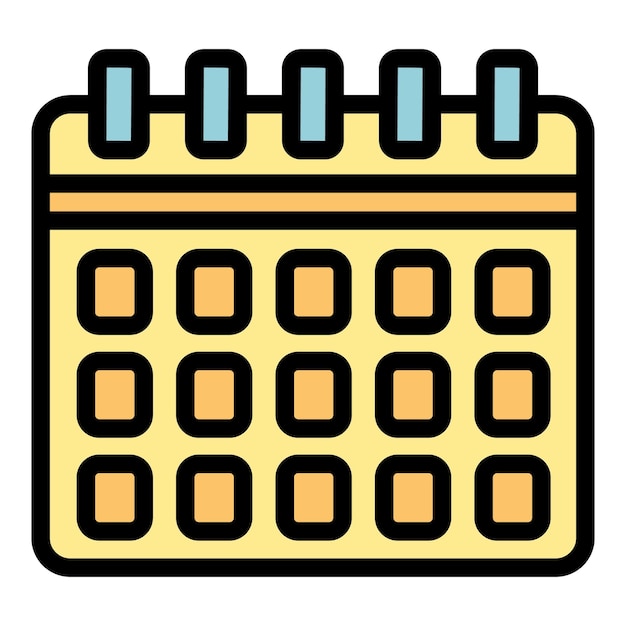 event planner nobody icon outline event planner nobody vector icon for web design isolated on white background color flat