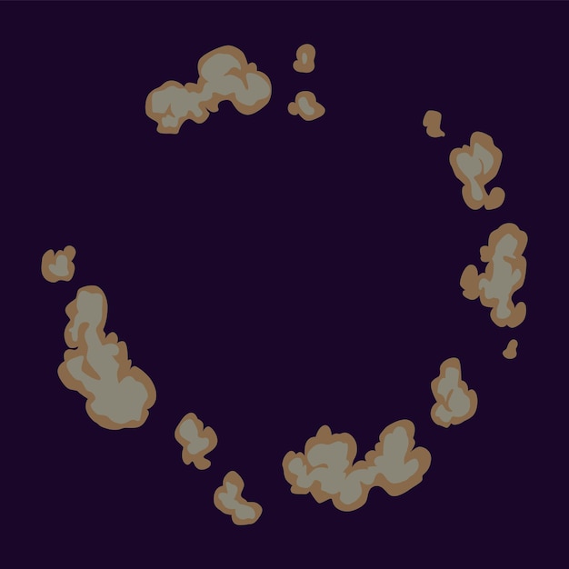 Explosion animation Cartoon burst effect of vector comic boom and bang Bomb blasts or explosive power energy flash war game attacks animation Vector illusration