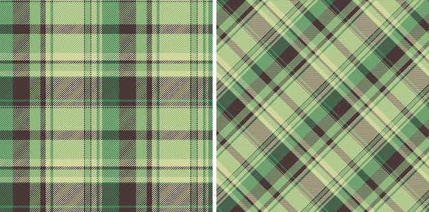 fabric pattern seamless of background vector textile with a check texture tartan plaid set in winter colors for decorative napkins dinner parties