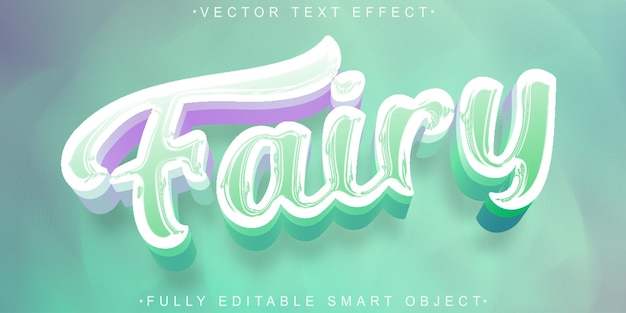 Fairy Story Vector Editable Text Effect Template