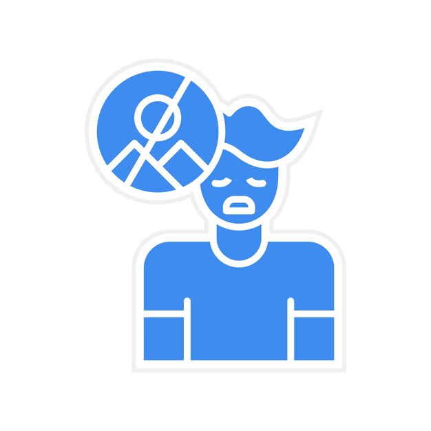 False Memory icon vector image Can be used for Disorder