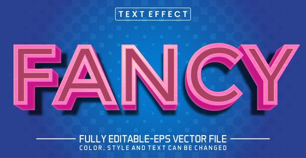 Fancy pink font Text effect editable