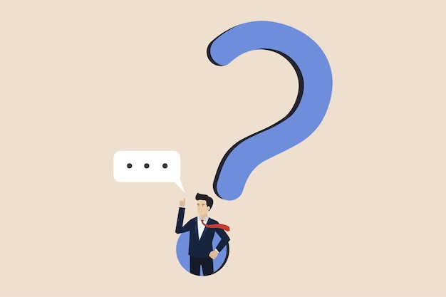 FAQ answering business questions entrepreneurs get out of the big question mark