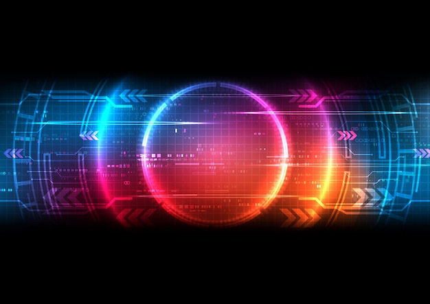 Farge Digital Teknologi Bakgrunn