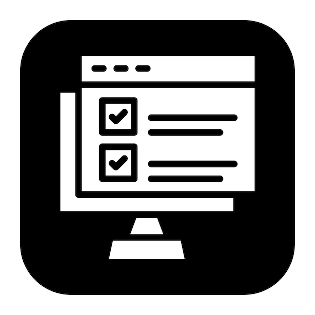 feature selection icon vector image can be used for data science