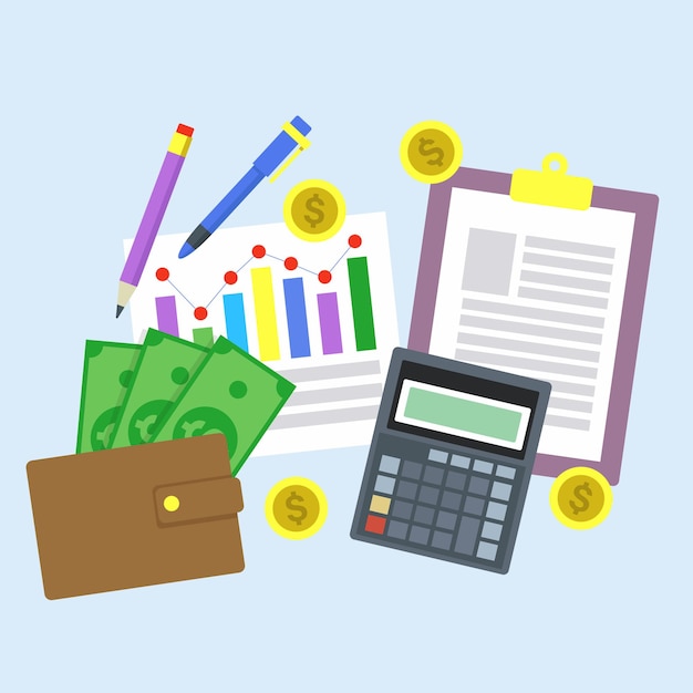 finance vector art design