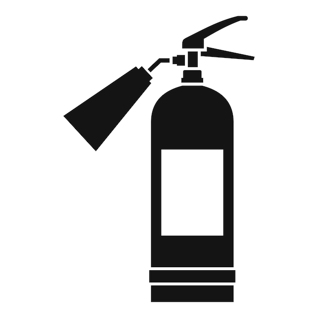 Fire extinguisher icon Simple illustration of fire extinguisher bread vector icon for web
