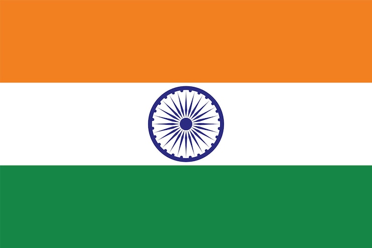 Vektor flag of india rectangle icon an illustration of the india flag a rectangular flag standard size