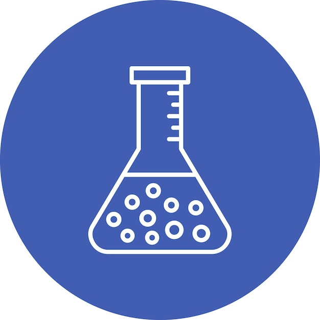 Flask icon vector image Can be used for Research and Science