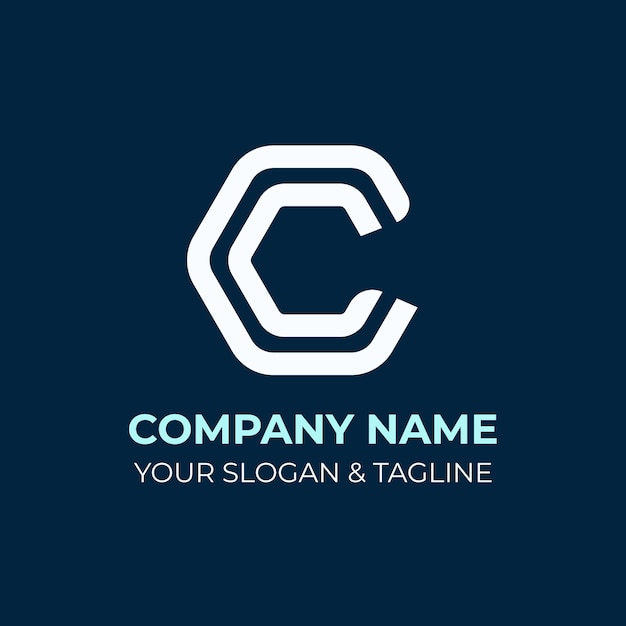 Flat design ss logo mal