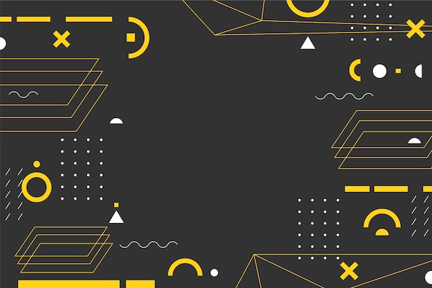 flat geometric abstact background