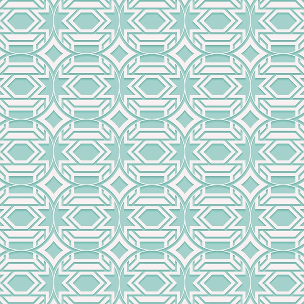 Flat ornament line pattern design
