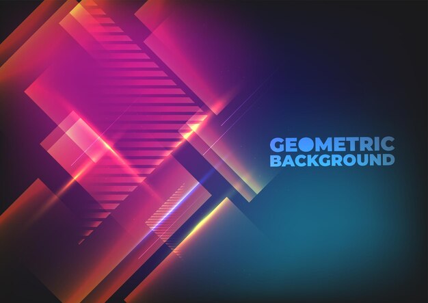 Flat vektor Minimalistisk geometrisk bakgrunn Dynamisk form komposisjon Eps10 vektor