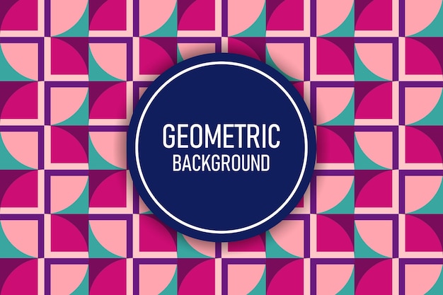 Flatt geometrisk bakgrunn