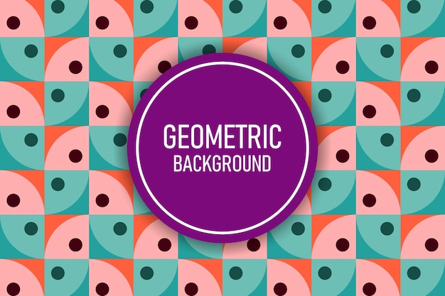 Flatt geometrisk bakgrunn
