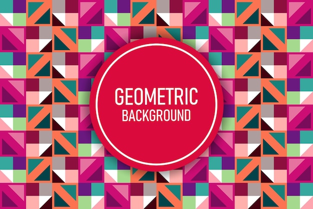 Flatt geometrisk bakgrunn