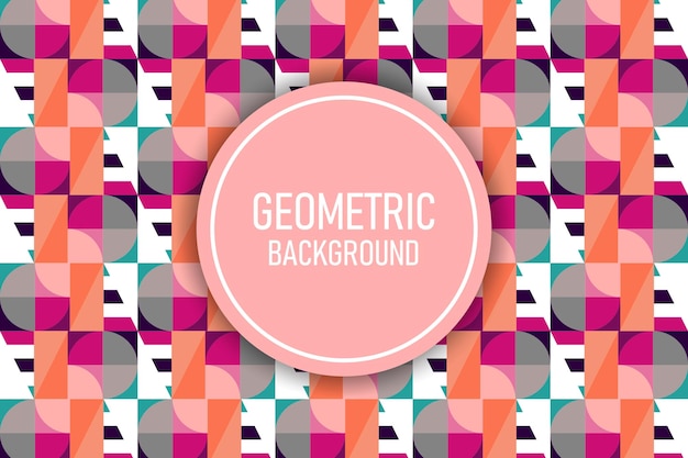 Flatt geometrisk bakgrunn