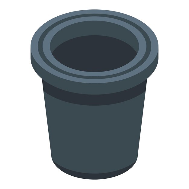 Flavor coffee pod icon Isometric of Flavor coffee pod vector icon for web design isolated on white background
