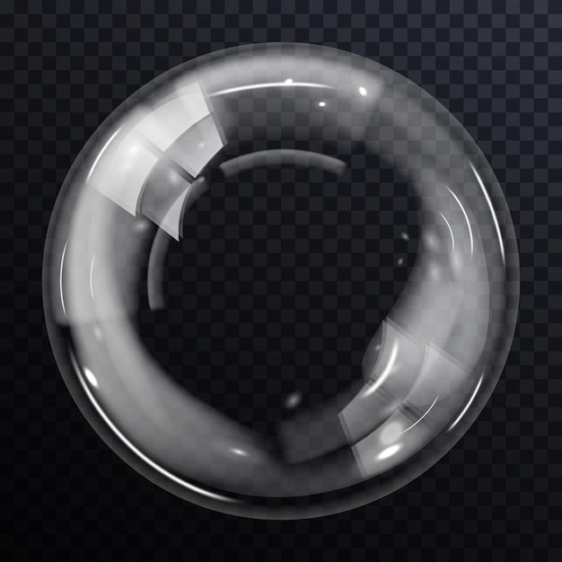 Floating soap bubbles gleam subtly radiating soft luminous charm 3D vector bubbles