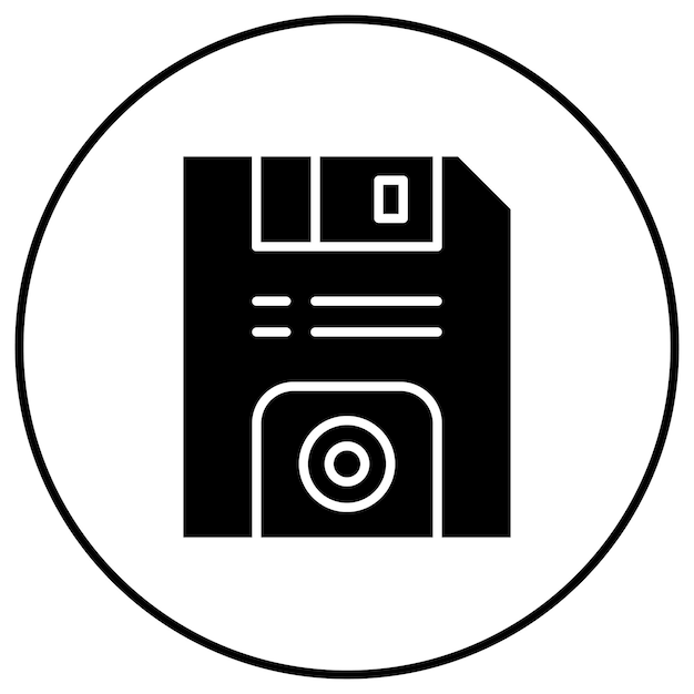 Floppy Disk icon vector image Can be used for Computer and Hardware