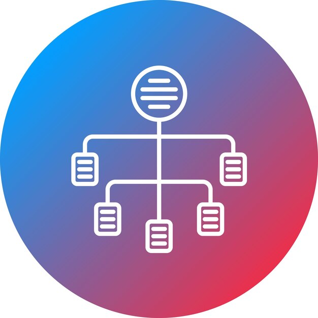 flowchart icon vector image can be used for ux and ui
